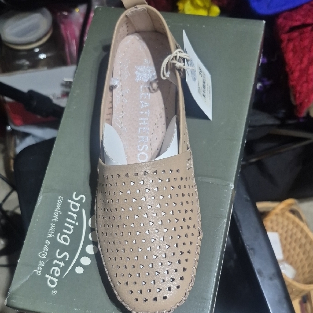Spring Step Women's Tan Loafers